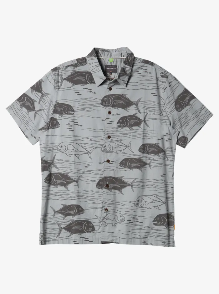 Shirts and Polos Men Quiksilver Waterman Dive Sites Woven Shirt Harbor Mist Dive Sites Shirts and Polos Men Quiksilver Waterman Dive Sites Woven Shirt Harbor Mist Dive Sites