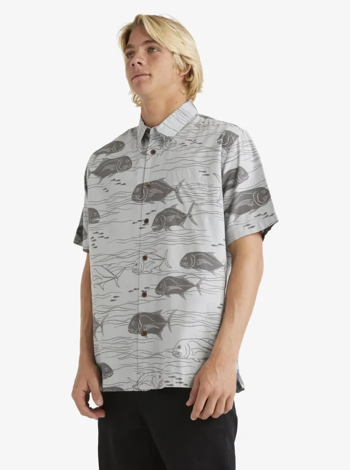 Shirts and Polos Men Quiksilver Waterman Dive Sites Woven Shirt Harbor Mist Dive Sites Shirts and Polos Men Quiksilver Waterman Dive Sites Woven Shirt Harbor Mist Dive Sites