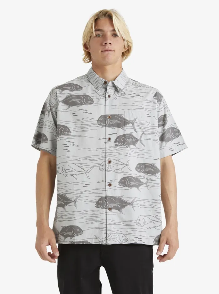 Shirts and Polos Men Quiksilver Waterman Dive Sites Woven Shirt Harbor Mist Dive Sites Shirts and Polos Men Quiksilver Waterman Dive Sites Woven Shirt Harbor Mist Dive Sites
