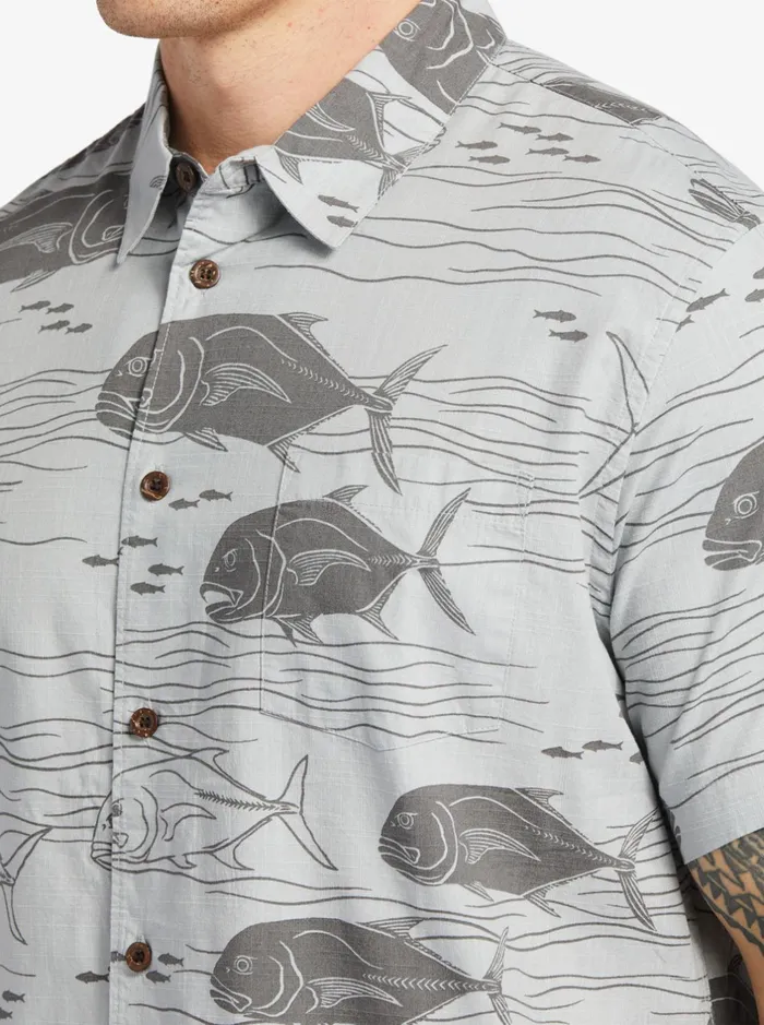 Shirts and Polos Men Quiksilver Waterman Dive Sites Woven Shirt Harbor Mist Dive Sites Shirts and Polos Men Quiksilver Waterman Dive Sites Woven Shirt Harbor Mist Dive Sites