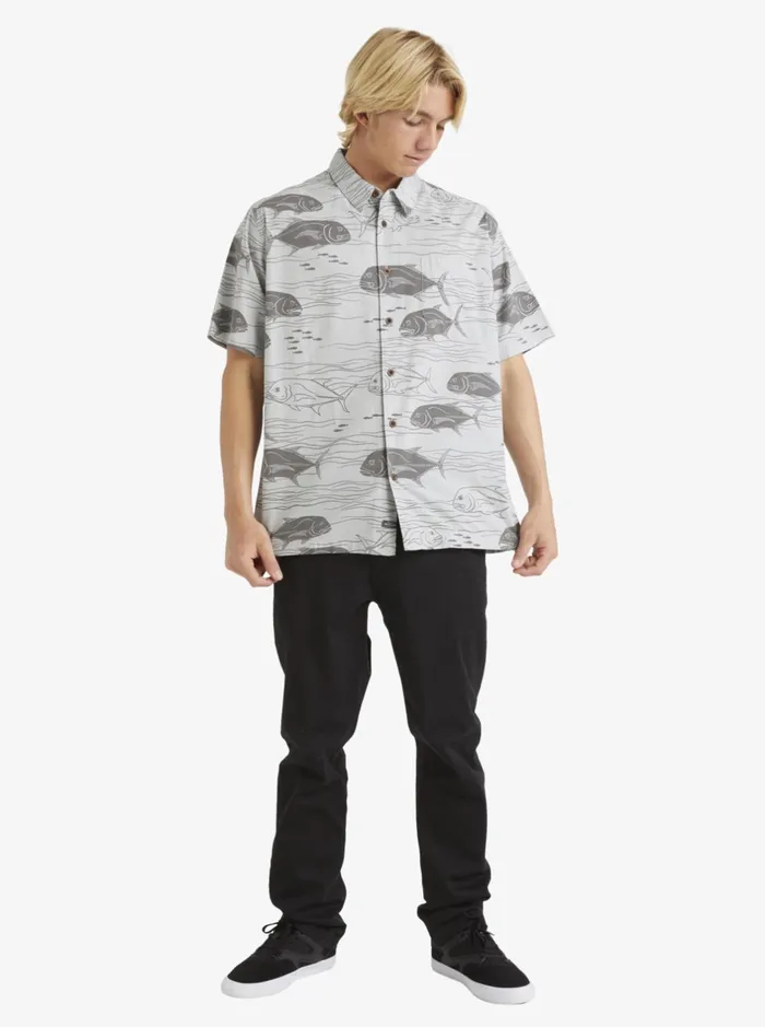 Shirts and Polos Men Quiksilver Waterman Dive Sites Woven Shirt Harbor Mist Dive Sites Shirts and Polos Men Quiksilver Waterman Dive Sites Woven Shirt Harbor Mist Dive Sites