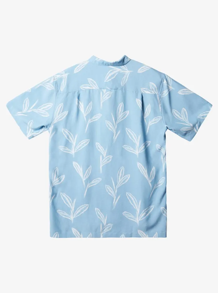 Shirts and Polos Men Quiksilver Waterman Ginger Stalks Short Sleeve Shirt Dusk Blue Ginger Stalks Shirts and Polos Men Quiksilver Waterman Ginger Stalks Short Sleeve Shirt Dusk Blue Ginger Stalks
