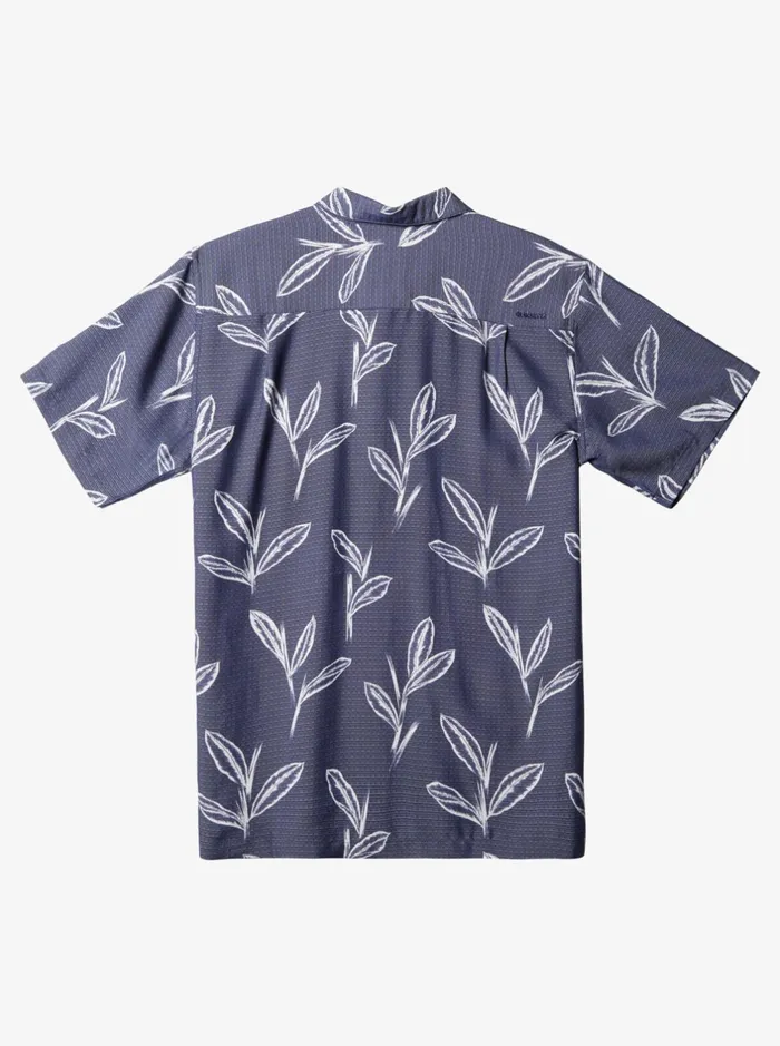 Shirts and Polos Men Quiksilver Waterman Ginger Stalks Short Sleeve Shirt Medieval Blue Ginger Stalks Shirts and Polos Men Quiksilver Waterman Ginger Stalks Short Sleeve Shirt Medieval Blue Ginger Stalks