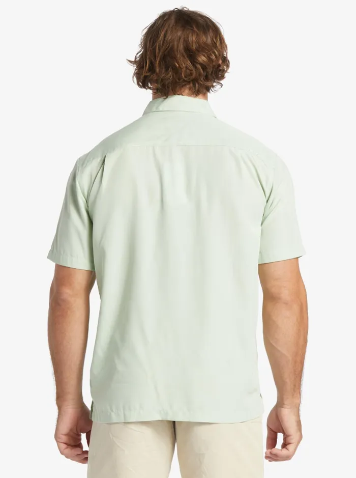 Shirts and Polos Men Quiksilver Waterman Kings Cliff Short Sleeve Shirt Subtle Green Kingscliff Shirts and Polos Men Quiksilver Waterman Kings Cliff Short Sleeve Shirt Subtle Green Kingscliff