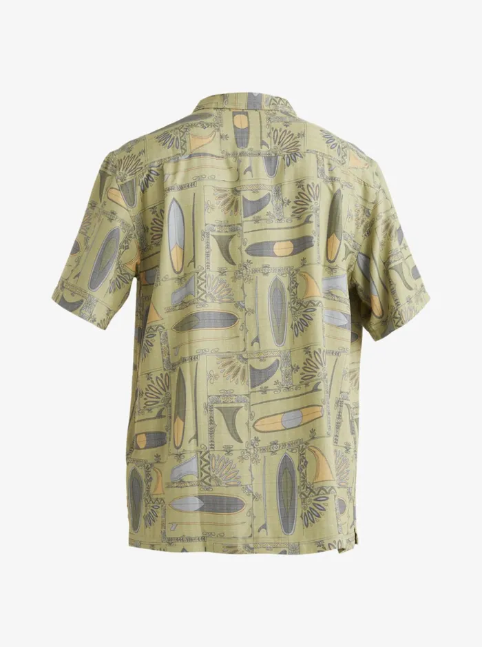 Shirts and Polos Men Quiksilver Waterman Long Boards Woven Shirt Tea Longboards Shirts and Polos Men Quiksilver Waterman Long Boards Woven Shirt Tea Longboards