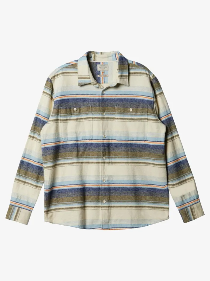 Shirts and Polos Men Quiksilver Waterman Lowest Tide Flannel Long Sleeve Shirt Dusk Blue Lowest Tide Shirts and Polos Men Quiksilver Waterman Lowest Tide Flannel Long Sleeve Shirt Dusk Blue Lowest Tide