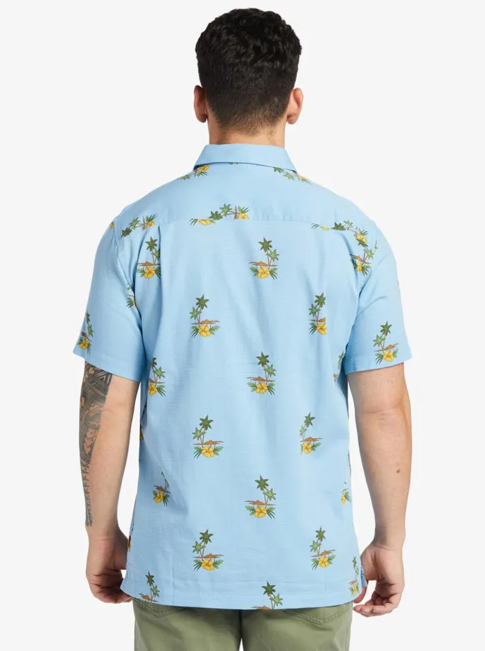 Shirts and Polos Men Quiksilver Waterman Micronesia Woven Shirt Micronesia Dusk Blue Shirts and Polos Men Quiksilver Waterman Micronesia Woven Shirt Micronesia Dusk Blue