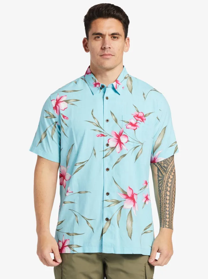 Shirts and Polos Men Quiksilver Waterman Night Bloomer Woven Shirt Gulf Stream Night Bloomer Shirts and Polos Men Quiksilver Waterman Night Bloomer Woven Shirt Gulf Stream Night Bloomer