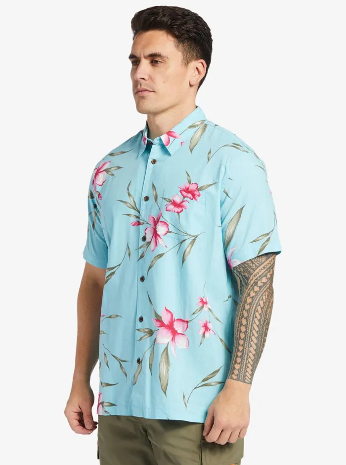 Shirts and Polos Men Quiksilver Waterman Night Bloomer Woven Shirt Gulf Stream Night Bloomer Shirts and Polos Men Quiksilver Waterman Night Bloomer Woven Shirt Gulf Stream Night Bloomer