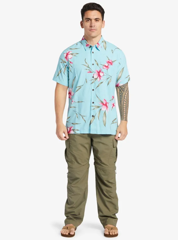 Shirts and Polos Men Quiksilver Waterman Night Bloomer Woven Shirt Gulf Stream Night Bloomer Shirts and Polos Men Quiksilver Waterman Night Bloomer Woven Shirt Gulf Stream Night Bloomer