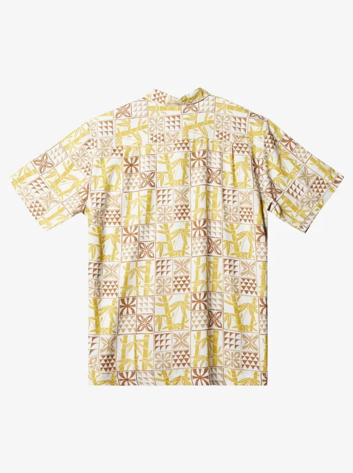 Shirts and Polos Men Quiksilver Waterman Plaid Flight Short Sleeve Shirt Brown Rice Checked Flight Shirts and Polos Men Quiksilver Waterman Plaid Flight Short Sleeve Shirt Brown Rice Checked Flight