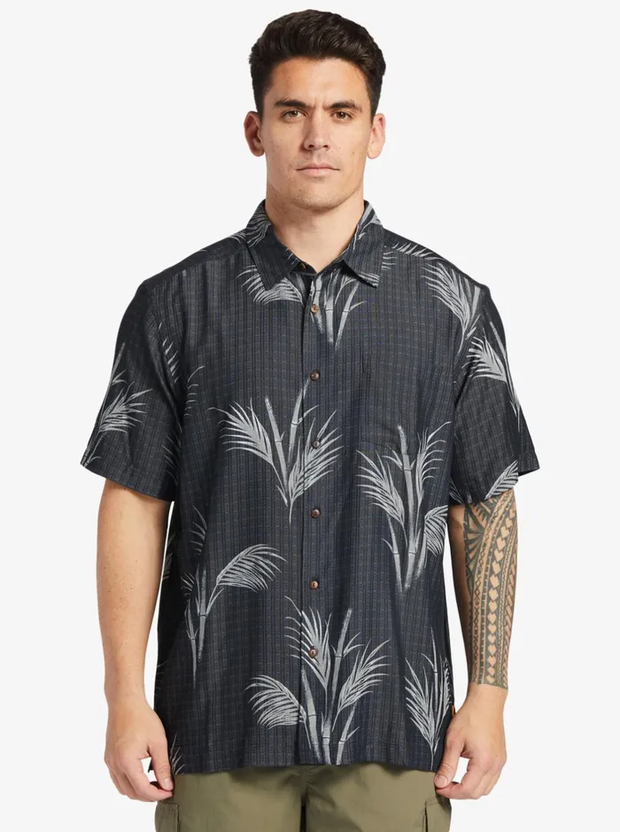Shirts and Polos Men Quiksilver Waterman Skipped Out Woven Shirt Black Skipped Out Shirts and Polos Men Quiksilver Waterman Skipped Out Woven Shirt Black Skipped Out