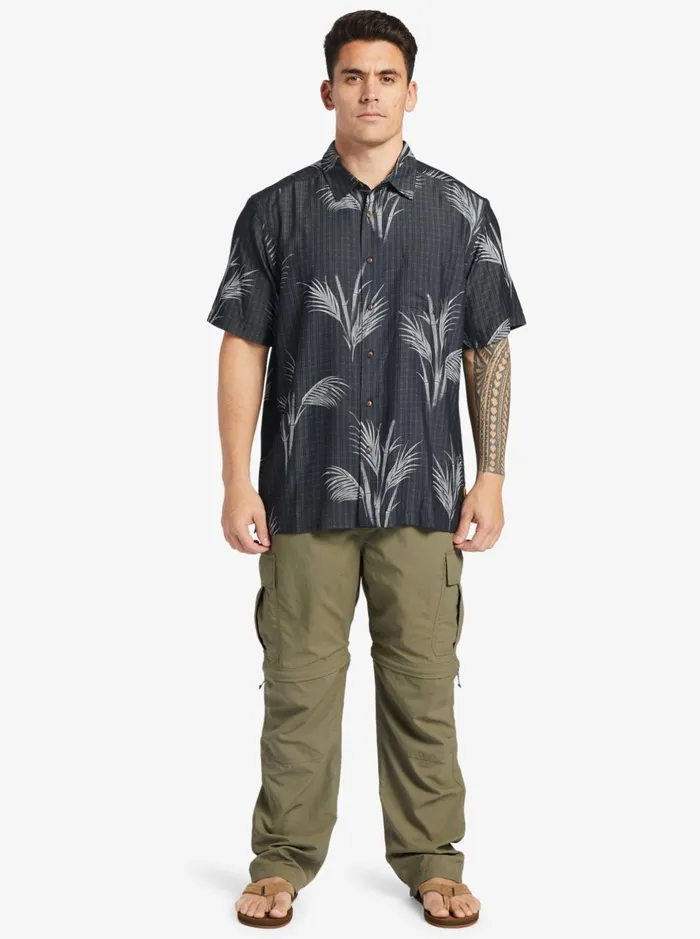 Shirts and Polos Men Quiksilver Waterman Skipped Out Woven Shirt Black Skipped Out Shirts and Polos Men Quiksilver Waterman Skipped Out Woven Shirt Black Skipped Out