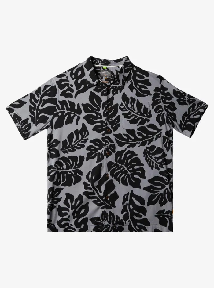 Shirts and Polos Men Quiksilver Waterman Waterfall Rain Short Sleeve Shirt Black Waterfall Rain Shirts and Polos Men Quiksilver Waterman Waterfall Rain Short Sleeve Shirt Black Waterfall Rain