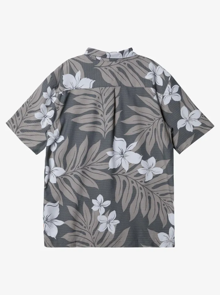 Shirts and Polos Men Quiksilver Waterman Waterman Shonan Short Sleeve Shirt Dark Slate Shirts and Polos Men Quiksilver Waterman Waterman Shonan Short Sleeve Shirt Dark Slate