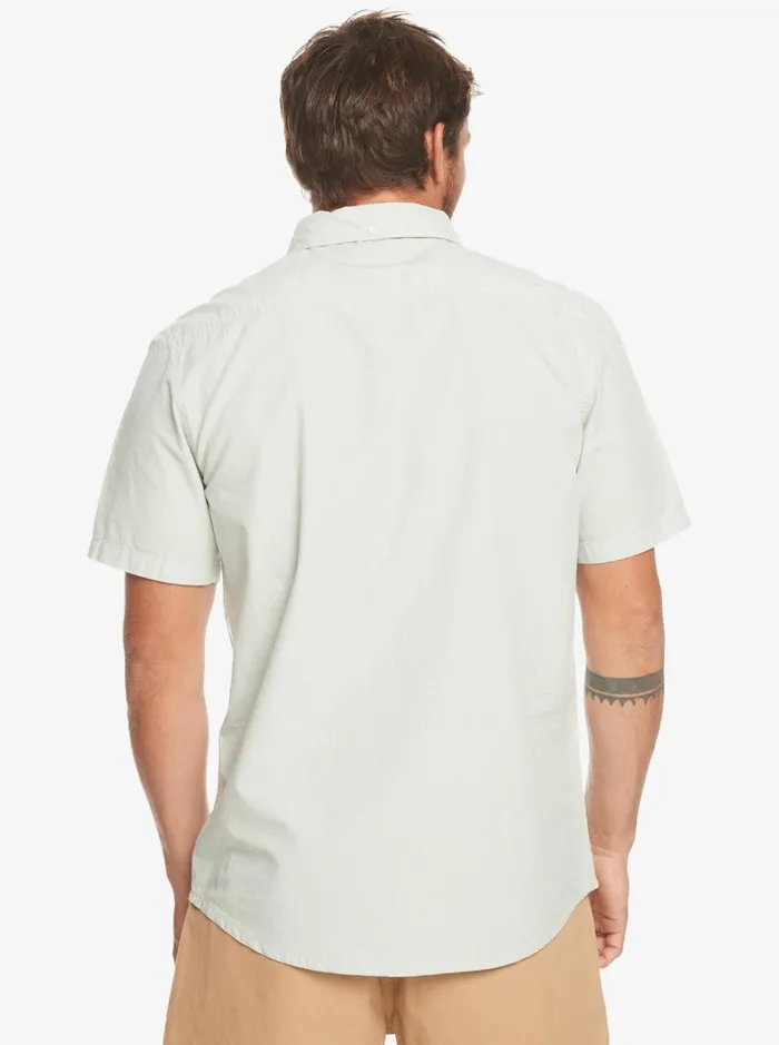 Shirts and Polos Men Quiksilver Winfall Short Sleeve Shirt Iceberg Green Shirts and Polos Men Quiksilver Winfall Short Sleeve Shirt Iceberg Green
