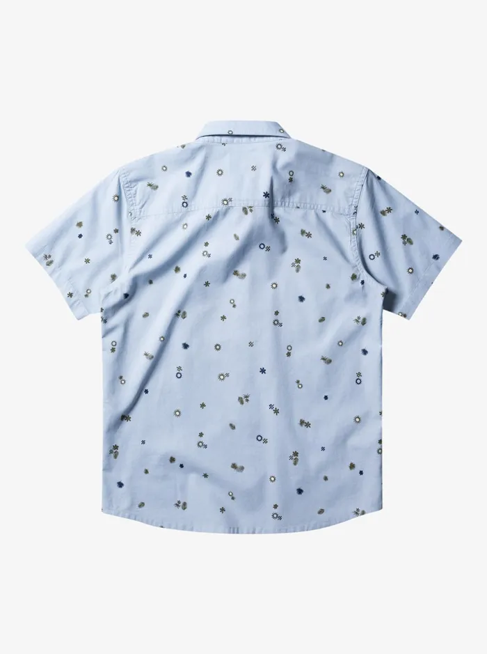 Shirts Boys Quiksilver Peaceful Rave Short Sleeve Shirt Celestial Blue Peaceful Rave S Shirts Boys Quiksilver Peaceful Rave Short Sleeve Shirt Celestial Blue Peaceful Rave S