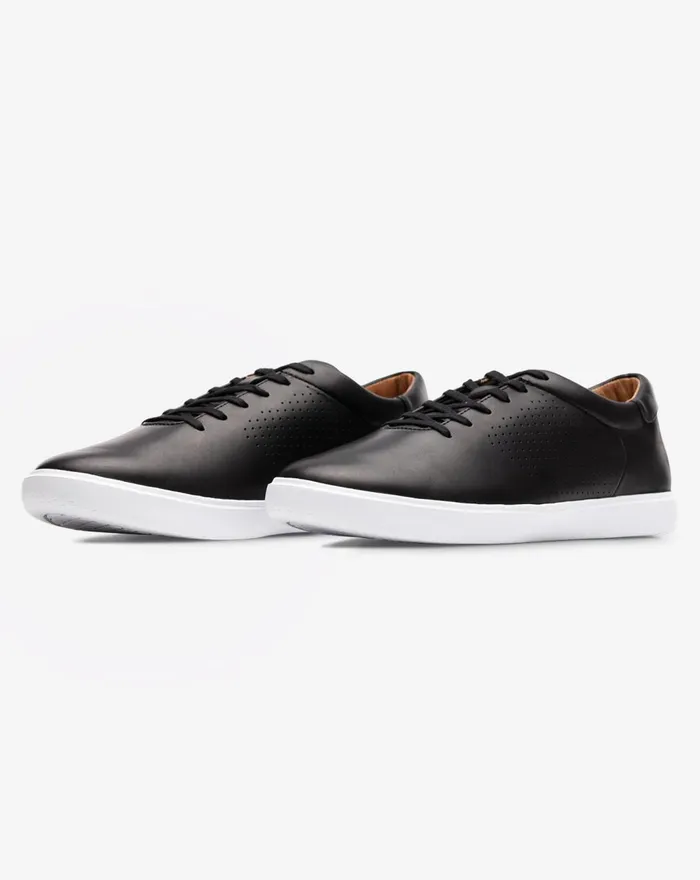 Shoes Lace Up TravisMathew PHENOM LEATHER SHOE Black