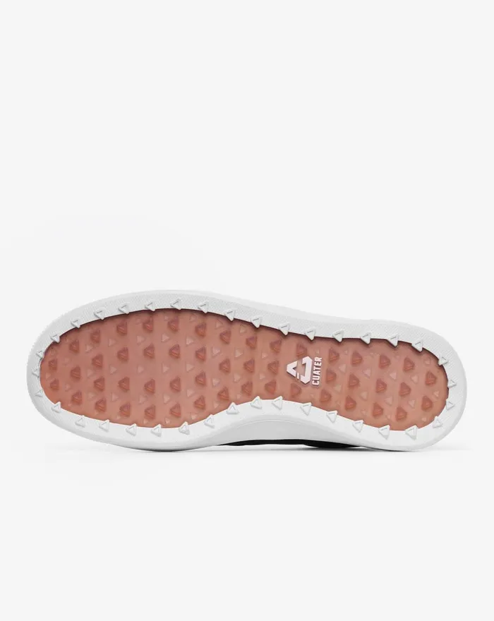 Shoes Lace Up TravisMathew THE WILDCARD LEATHER SPIKELESS GOLF SHOE Blackruby Wine