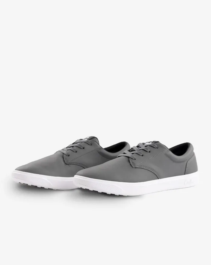 Shoes Lace Up TravisMathew THE WILDCARD LEATHER SPIKELESS GOLF SHOE Quiet Shade