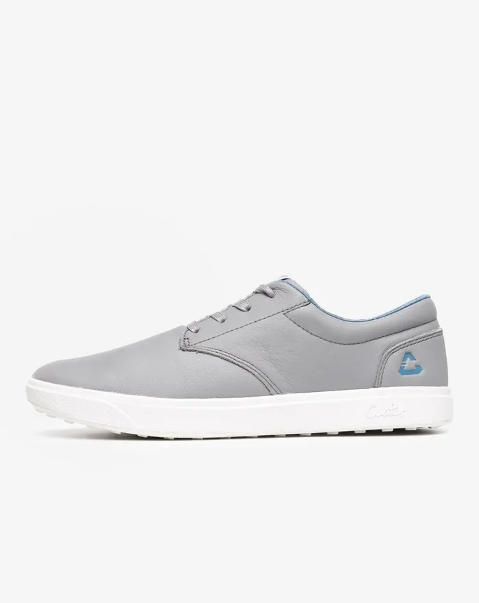 Shoes Lace Up TravisMathew THE WILDCARD LEATHER SPIKELESS GOLF SHOE Sleetcopen