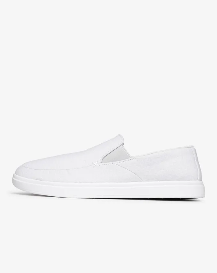 Shoes Slip On TravisMathew PHENOM SLIPON Heather Lt Grey Woven