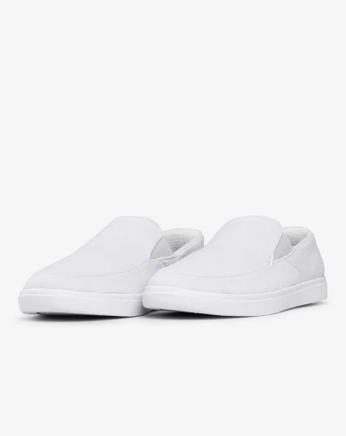 Shoes Slip On TravisMathew PHENOM SLIPON Heather Lt Grey Woven