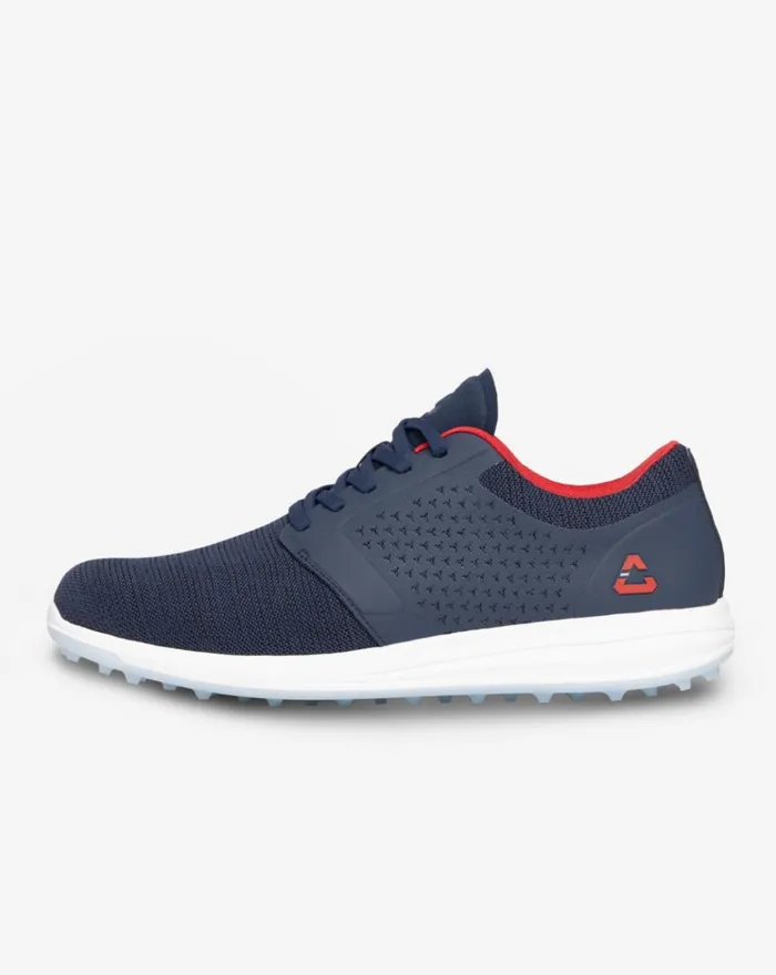 Shoes Spikeless TravisMathew THE MONEYMAKER SPIKELESS GOLF SHOE Navyred