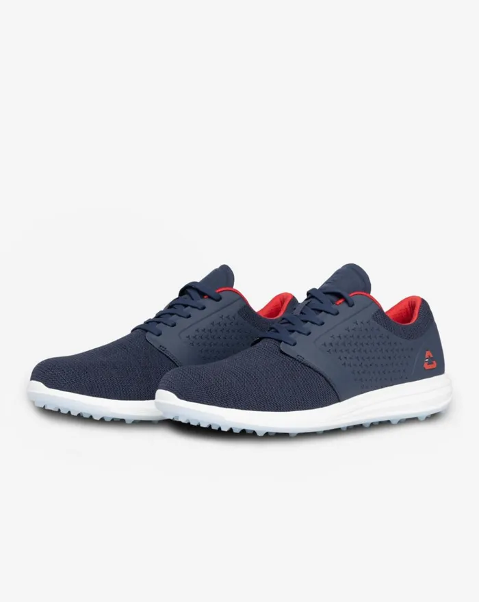 Shoes Spikeless TravisMathew THE MONEYMAKER SPIKELESS GOLF SHOE Navyred