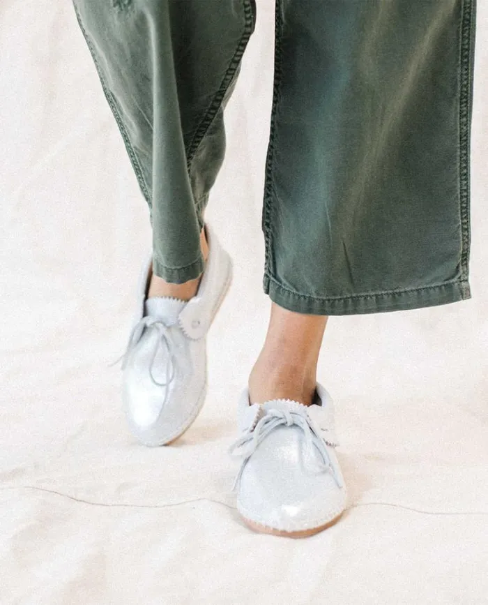 Shoes Women039s The Great The Canyon Moccasin Silver Dust