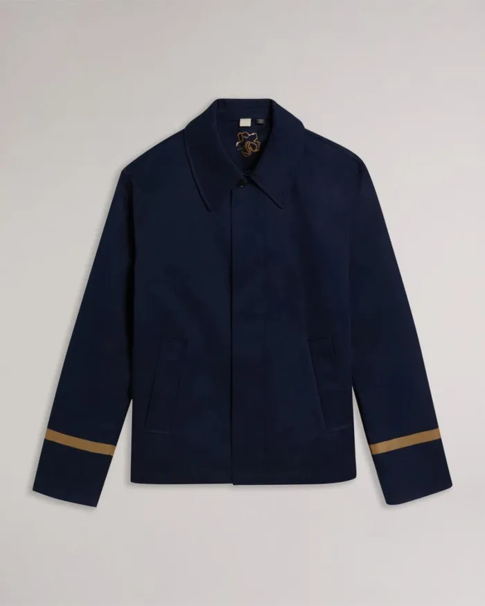 Short Bonded Mac Dark Navy Men Ted Baker Clothing