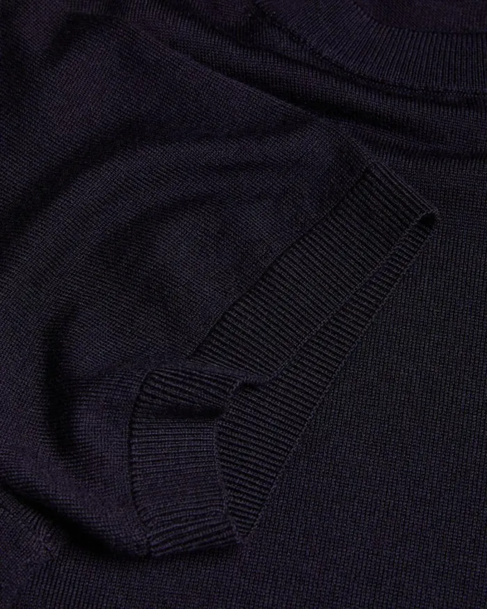 Short Sleeve Knitted TShirt Navy Men Ted Baker Clothing Short Sleeve Knitted TShirt Navy Men Ted Baker Clothing