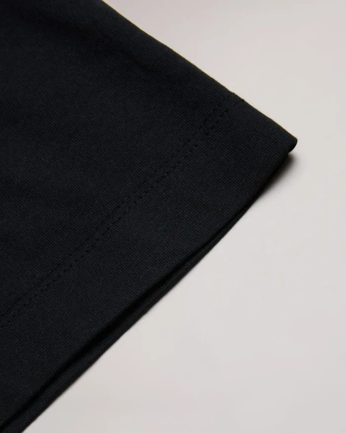 Short Sleeve Regular Fit Plain Tshirt Black Men Ted Baker Clothing Short Sleeve Regular Fit Plain Tshirt Black Men Ted Baker Clothing