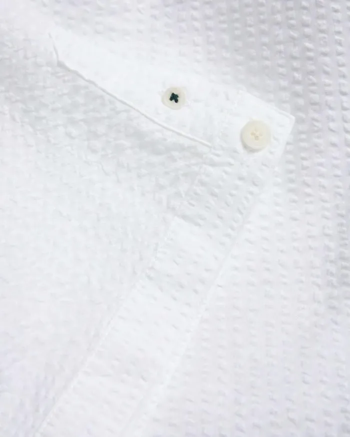 Short Sleeve Seersucker Shirt White Men Ted Baker Clothing Short Sleeve Seersucker Shirt White Men Ted Baker Clothing