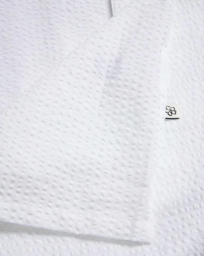Short Sleeve Seersucker Shirt White Men Ted Baker Clothing Short Sleeve Seersucker Shirt White Men Ted Baker Clothing
