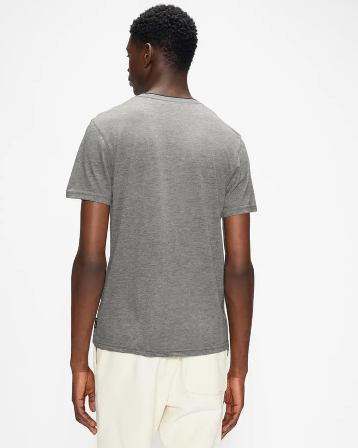 Short Sleeve T Shirt Gray Marl Men Ted Baker Clothing Short Sleeve T Shirt Gray Marl Men Ted Baker Clothing