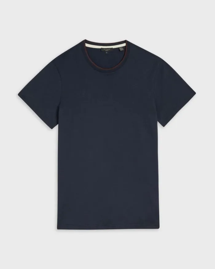 Short Sleeve T Shirt Navy Men Ted Baker Clothing