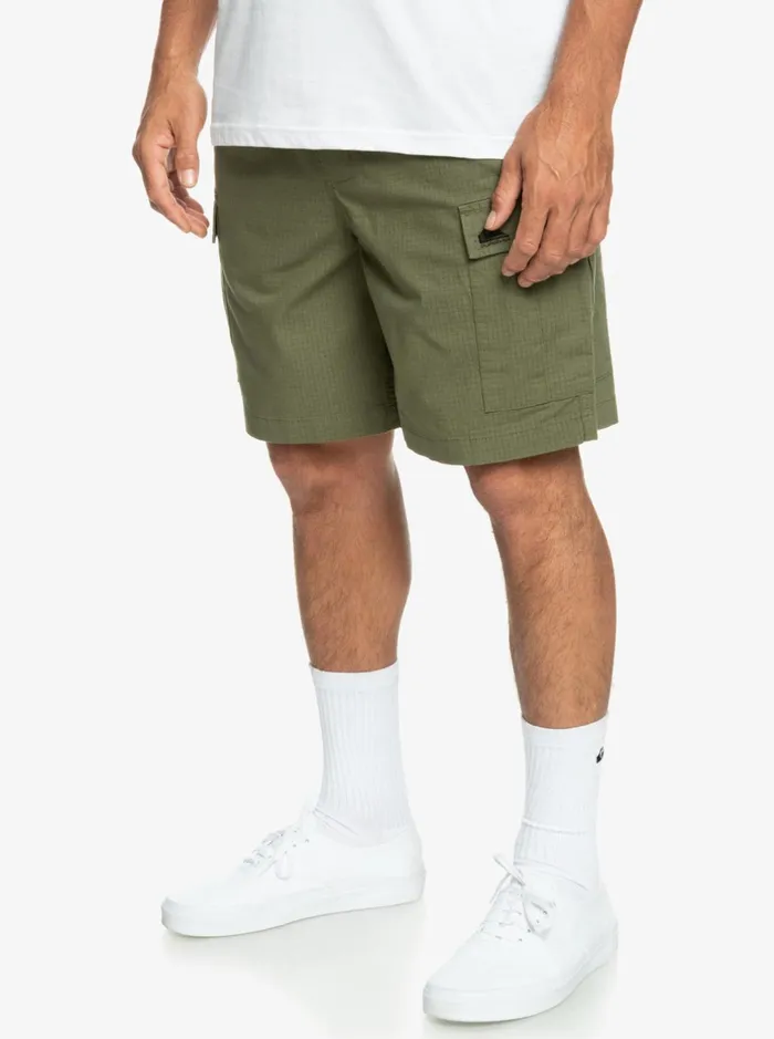 Shorts and Amphibians Men Quiksilver Cargo Taxer Elastic Waist 19034 Shorts Four Leaf Clover Shorts and Amphibians Men Quiksilver Cargo Taxer Elastic Waist 19034 Shorts Four Leaf Clover