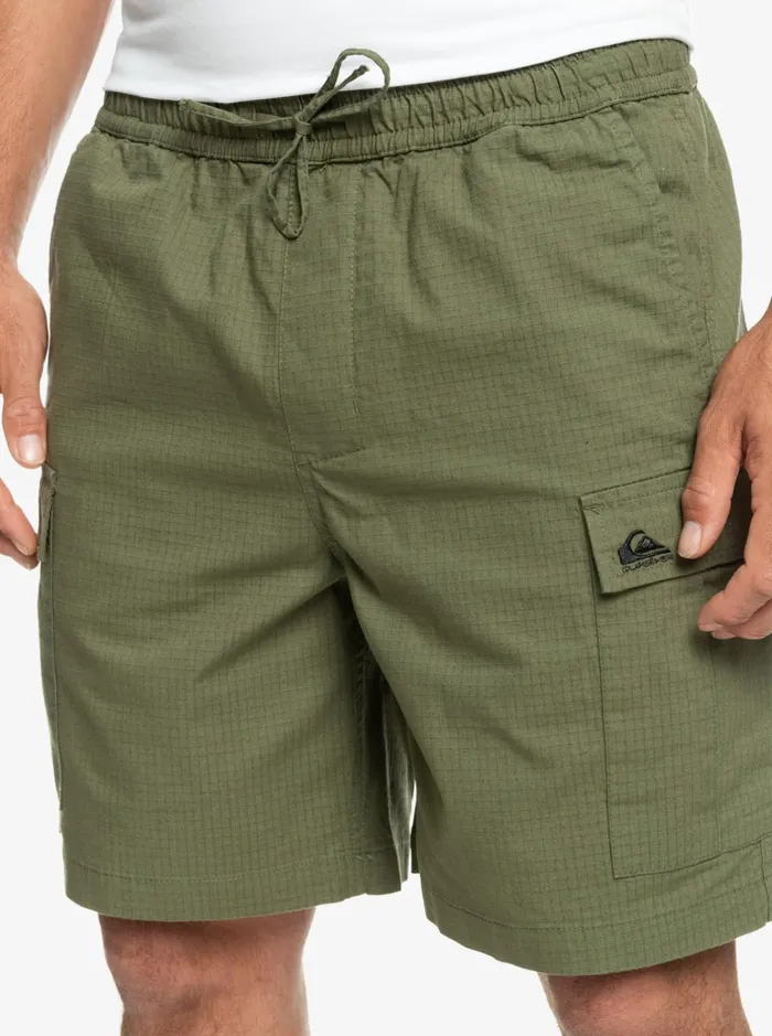 Shorts and Amphibians Men Quiksilver Cargo Taxer Elastic Waist 19034 Shorts Four Leaf Clover Shorts and Amphibians Men Quiksilver Cargo Taxer Elastic Waist 19034 Shorts Four Leaf Clover