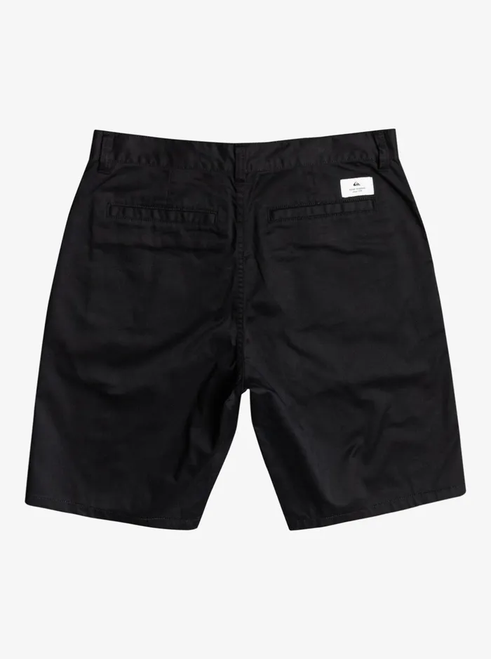 Shorts and Amphibians Men Quiksilver Crest Chino Chino 21034 Shorts Black Shorts and Amphibians Men Quiksilver Crest Chino Chino 21034 Shorts Black
