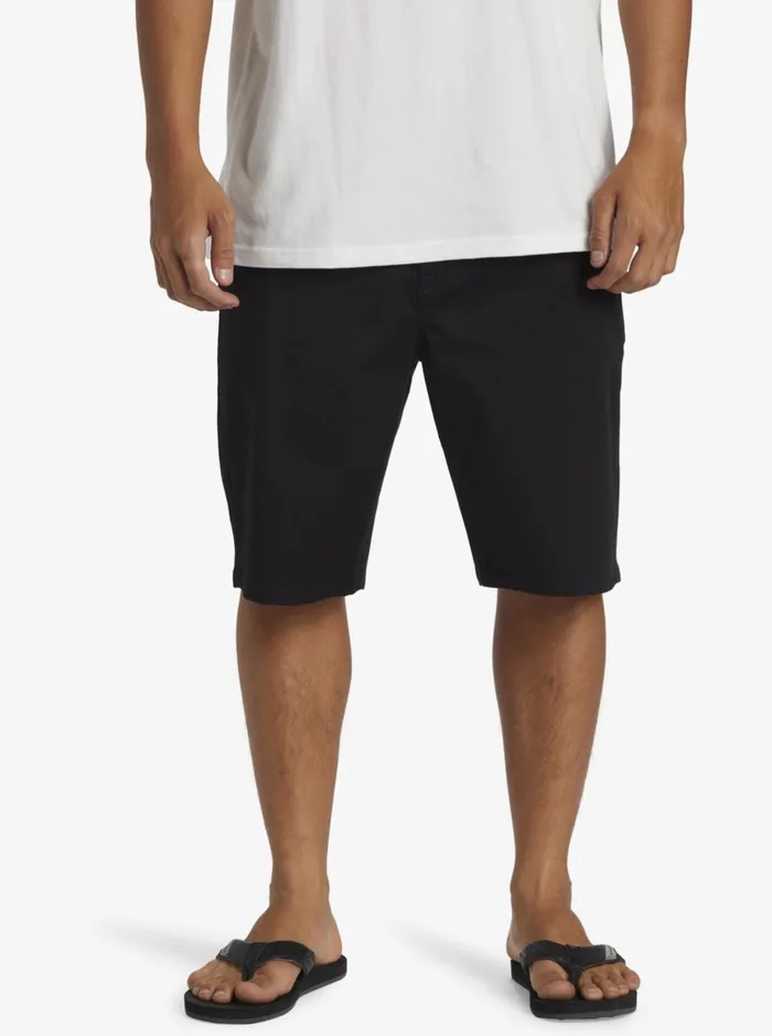 Shorts and Amphibians Men Quiksilver Crest Chino Chino 21034 Shorts Black Shorts and Amphibians Men Quiksilver Crest Chino Chino 21034 Shorts Black