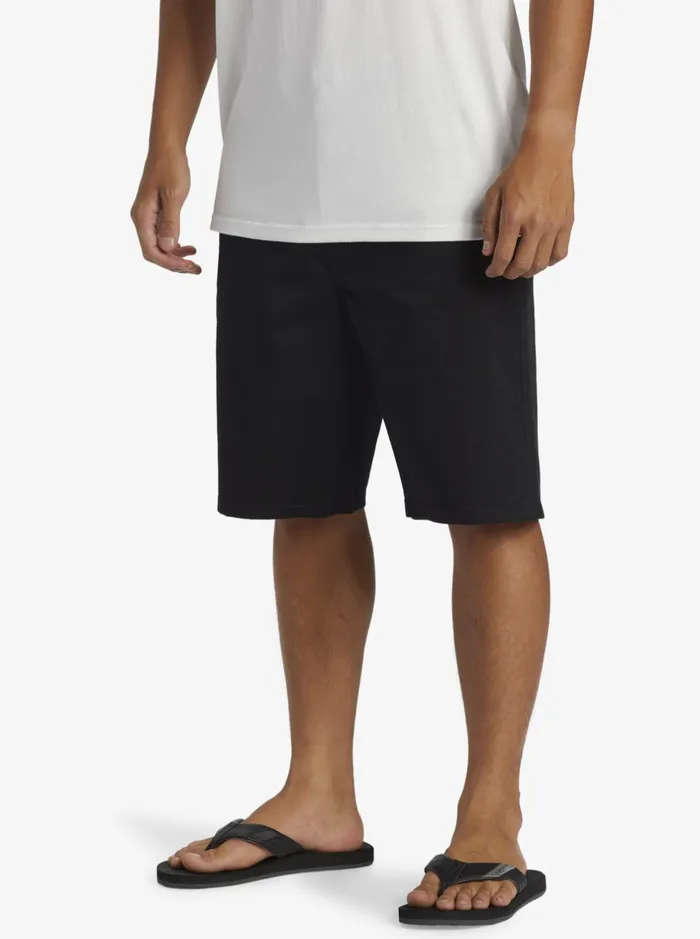 Shorts and Amphibians Men Quiksilver Crest Chino Chino 21034 Shorts Black Shorts and Amphibians Men Quiksilver Crest Chino Chino 21034 Shorts Black