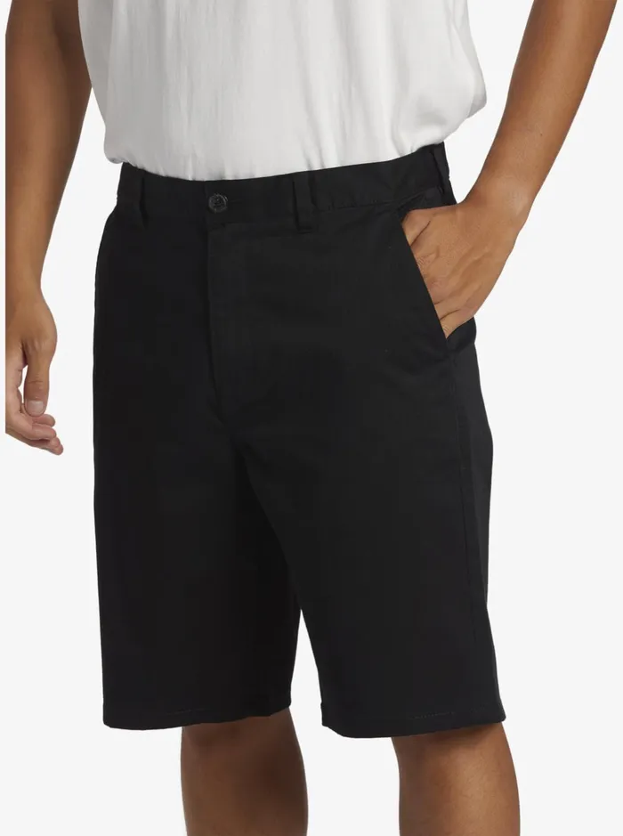 Shorts and Amphibians Men Quiksilver Crest Chino Chino 21034 Shorts Black Shorts and Amphibians Men Quiksilver Crest Chino Chino 21034 Shorts Black