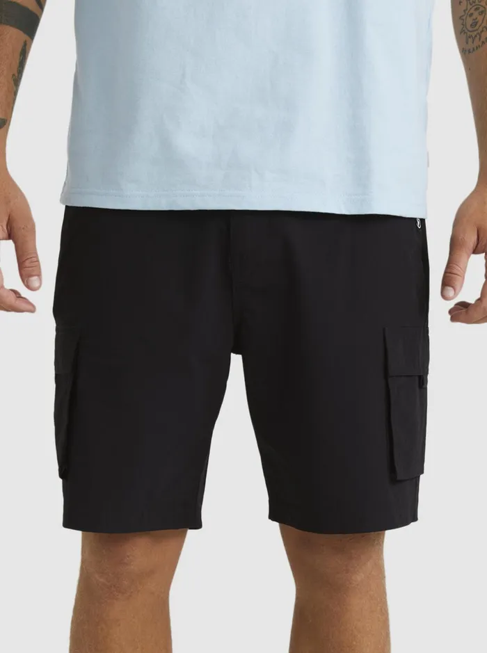 Shorts and Amphibians Men Quiksilver Equalizer 20034 Cargo Walk Shorts Black Shorts and Amphibians Men Quiksilver Equalizer 20034 Cargo Walk Shorts Black