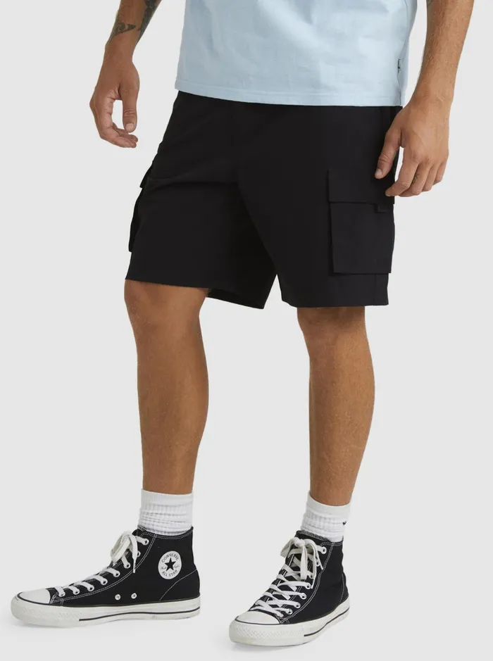 Shorts and Amphibians Men Quiksilver Equalizer 20034 Cargo Walk Shorts Black Shorts and Amphibians Men Quiksilver Equalizer 20034 Cargo Walk Shorts Black