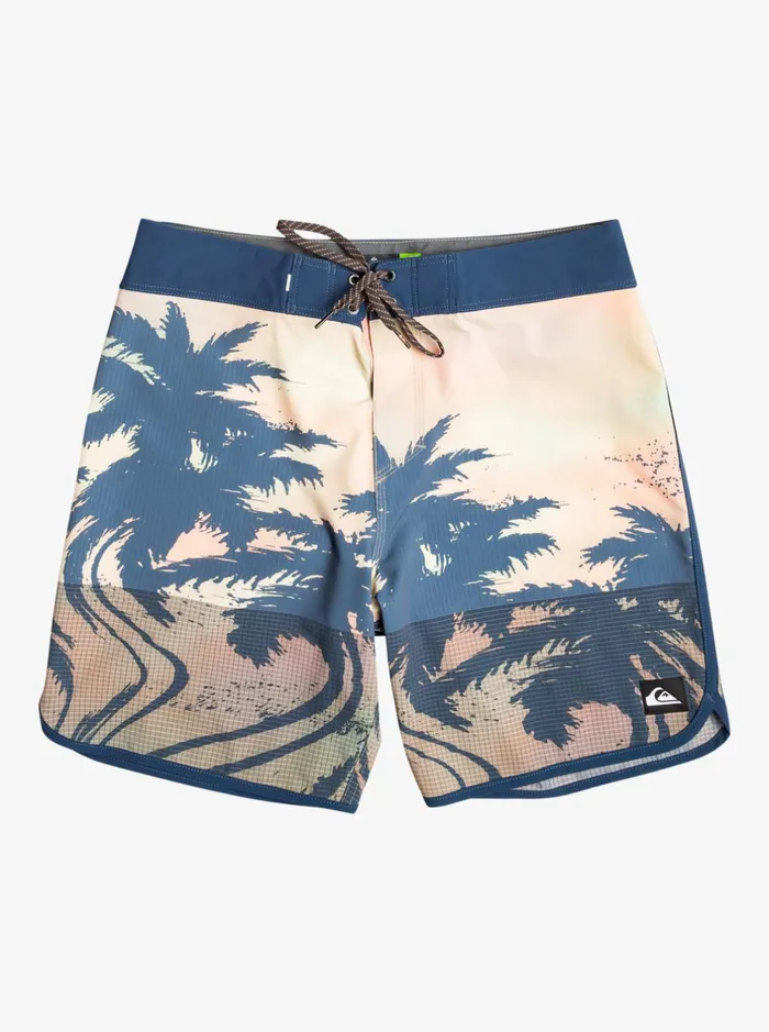 Shorts and Amphibians Men Quiksilver Highline Scallop 19034 Boardshorts Pastel Turquoise Shorts and Amphibians Men Quiksilver Highline Scallop 19034 Boardshorts Pastel Turquoise