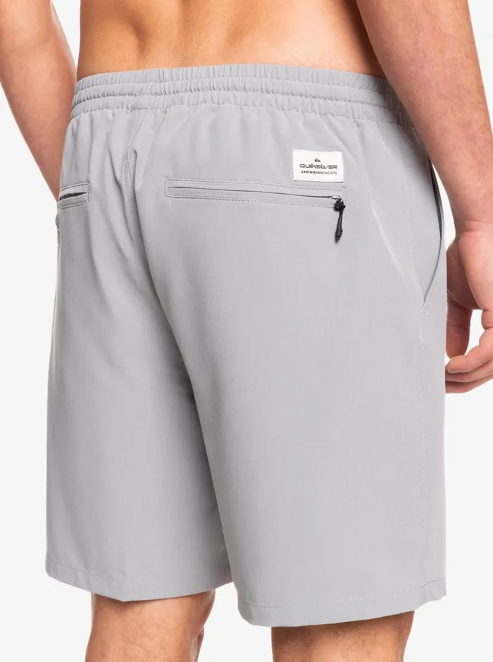 Shorts and Amphibians Men Quiksilver Ocean Elastic Waist 18034 Amphibian Shorts Sleet Shorts and Amphibians Men Quiksilver Ocean Elastic Waist 18034 Amphibian Shorts Sleet