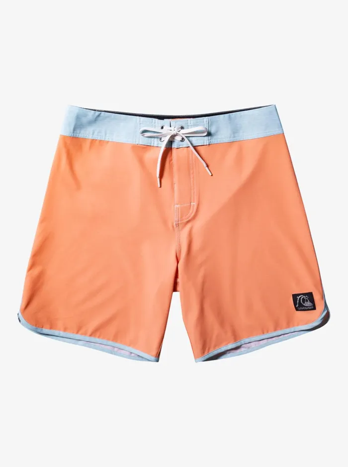 Shorts and Amphibians Men Quiksilver Original Scallop 18034 Boardshorts Copper Tan Shorts and Amphibians Men Quiksilver Original Scallop 18034 Boardshorts Copper Tan