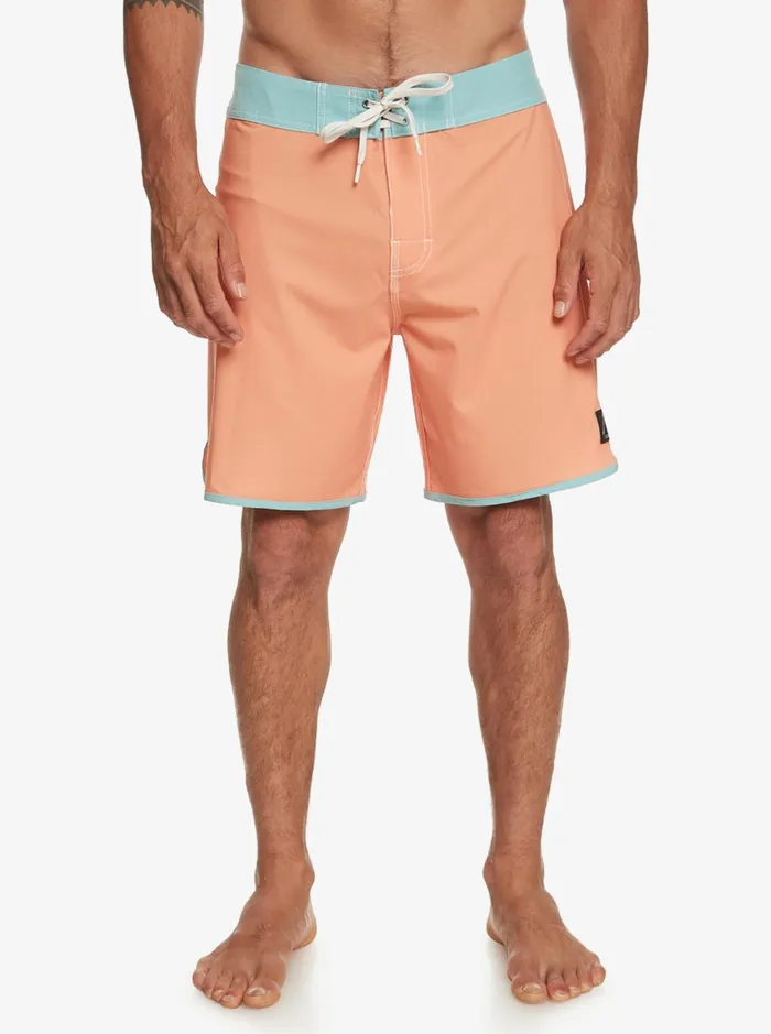 Shorts and Amphibians Men Quiksilver Original Scallop 18034 Boardshorts Copper Tan Shorts and Amphibians Men Quiksilver Original Scallop 18034 Boardshorts Copper Tan