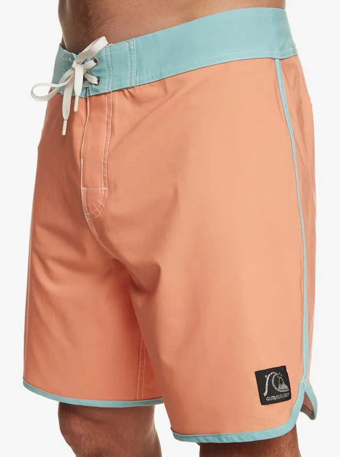 Shorts and Amphibians Men Quiksilver Original Scallop 18034 Boardshorts Copper Tan Shorts and Amphibians Men Quiksilver Original Scallop 18034 Boardshorts Copper Tan